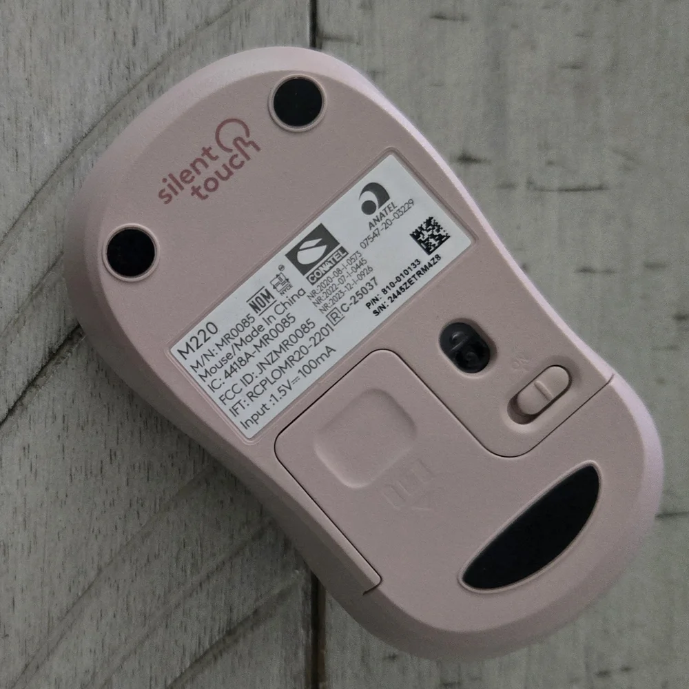 Logitech sleek pink